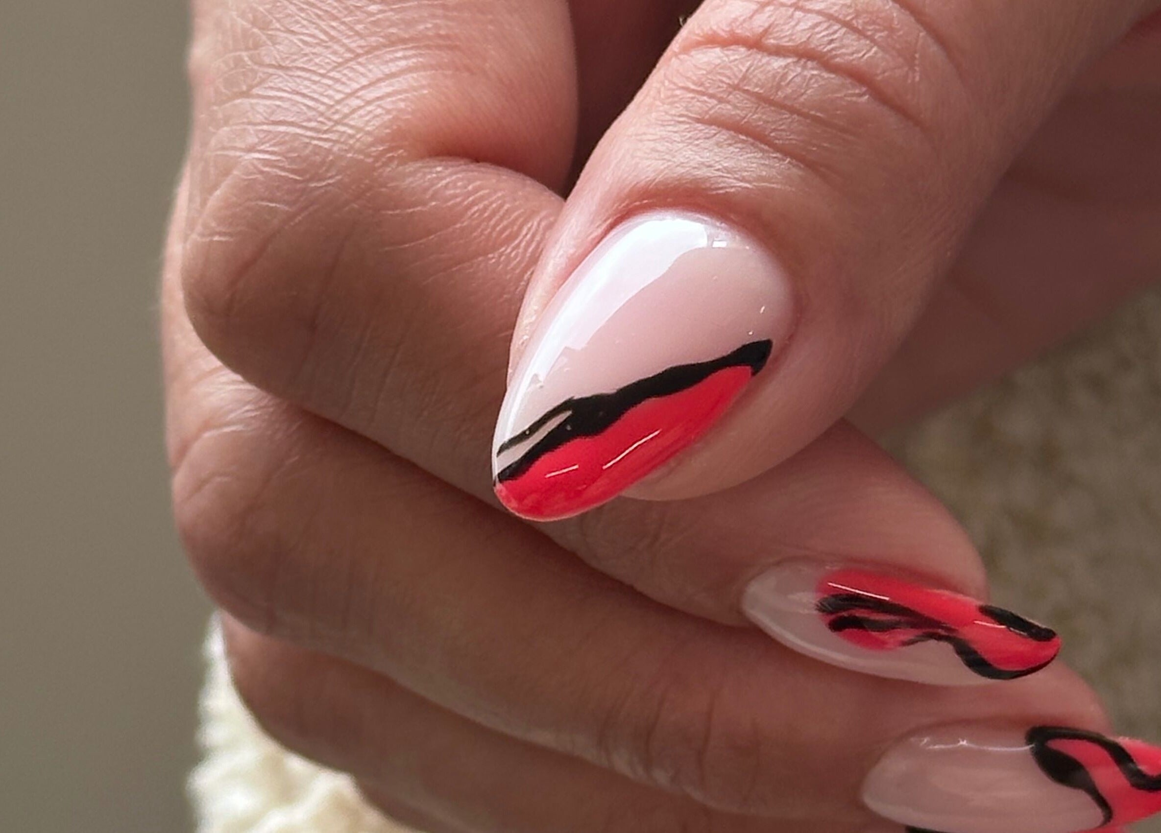 Chic nail art at Shine On Nails (Salon and Nail Academy), Pretoria, Gauteng, ZA showcasing a trendy design.