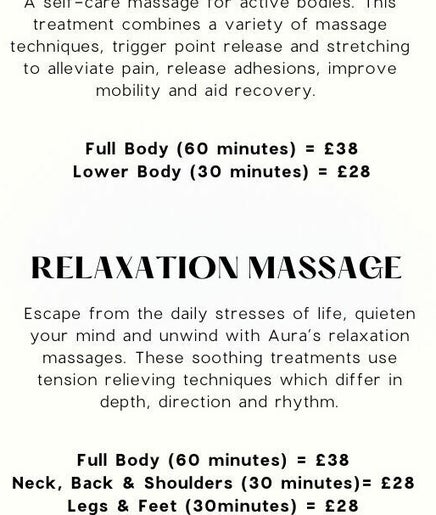 Aura Massage Therapy – obraz 2