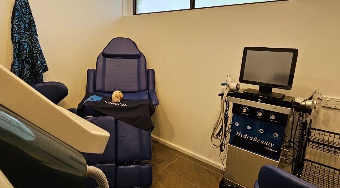 Modern treatment room at Beauty Lab, Novotel Lami Bay, Suva. Located in Suva, Central Division, FJ.