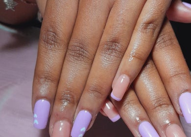 Beautiful pastel manicure at Umuhle Nails, Cape Town, Western Cape, ZA. Elegant and stylish nail design.