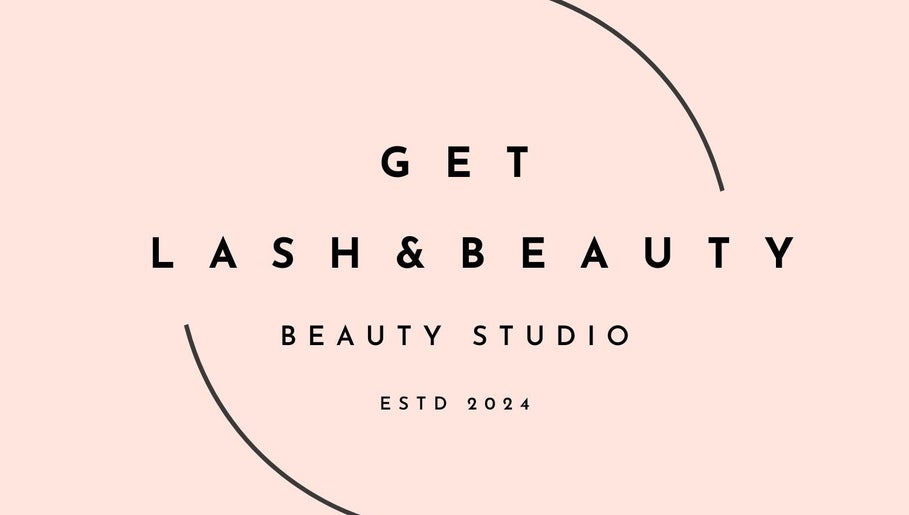 Get Lash and Beauty logo on a pastel background, Sydney, New South Wales, AU.