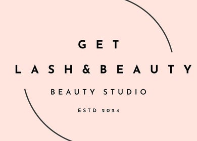 Get Lash and Beauty logo on a pastel background, Sydney, New South Wales, AU.
