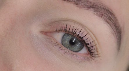 Close-up of a beautifully styled eye with lashes at Get Lash and Beauty, Sydney, New South Wales, AU.