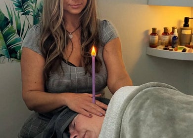 Relaxing candle therapy session at JS Forever Massage Zone, Dublin, County Dublin, IE.