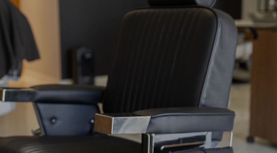 Barber chair at Yousef Afandi Barbershop - Al Sahafa, Riyadh, Riyadh Province, SA.