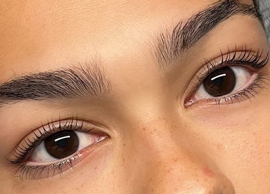 Perfectly groomed eyebrows at Adri's Beauty Bar, Tinbeerwah, Queensland, AU.