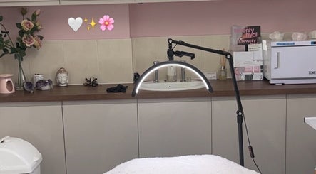 Tranquil treatment room at By Tia Maria - Beauty, Fleet, England, GB with elegant decor and professional setup.