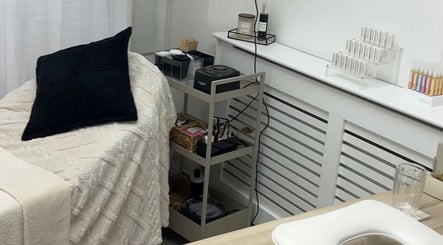 Elegant treatment setup at By Tia Maria Beauty @ The Filler Club, Farnborough, England, GB.