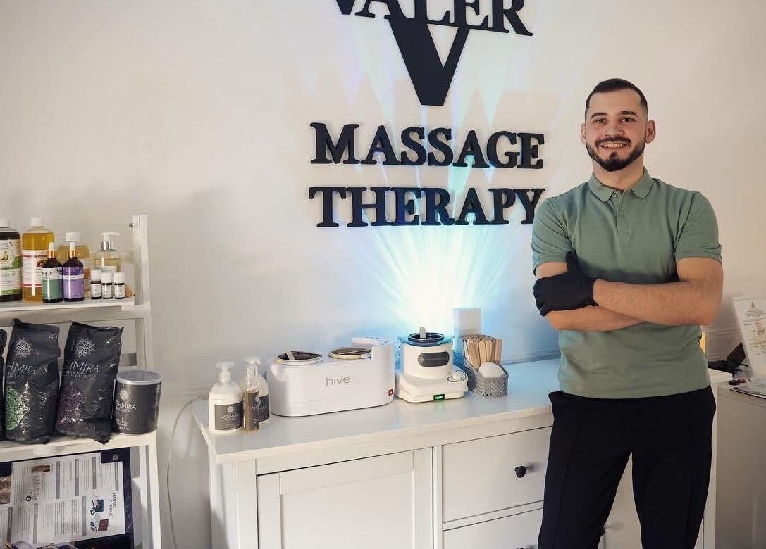 A welcoming therapist at VALER Massage Therapist and Male Waxing, Ruislip, England, GB.