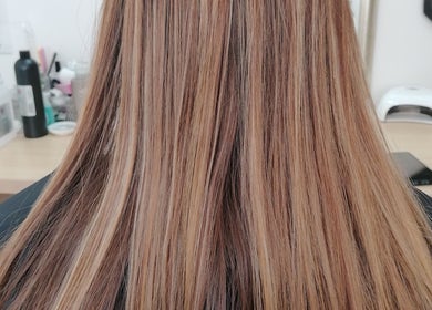 Smooth blonde hair treatment at Beauty by Merle (Pty) Ltd, Randburg, Gauteng, ZA salon.