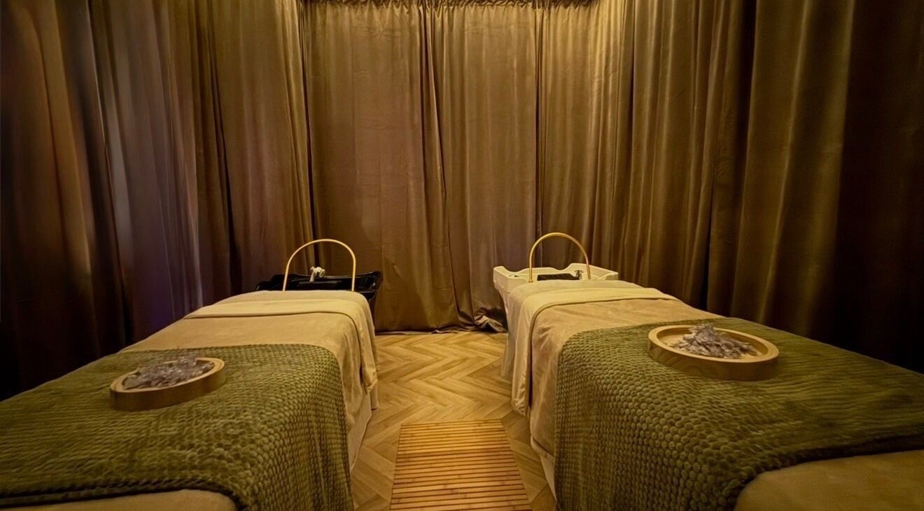 Relaxing massage room setup at HAUS OF REJUVENATION LTD, Thurcroft, England, GB.