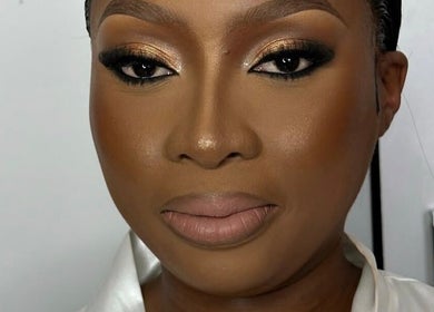 Elegant makeup by La Beaute by Carine in Randburg, Gauteng, ZA highlights flawless skin and exquisite eye details.