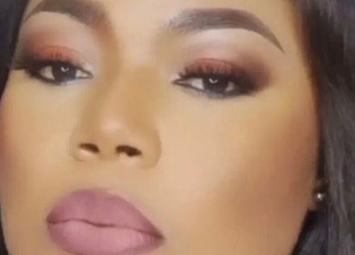 Close-up of expertly applied makeup at La Beaute by Carine, Randburg, Gauteng, ZA.
