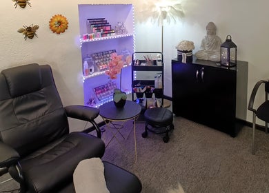 Cozy beauty room at Balanced Boutique, Newtownards, Northern Ireland. Features serene decor and beauty essentials.