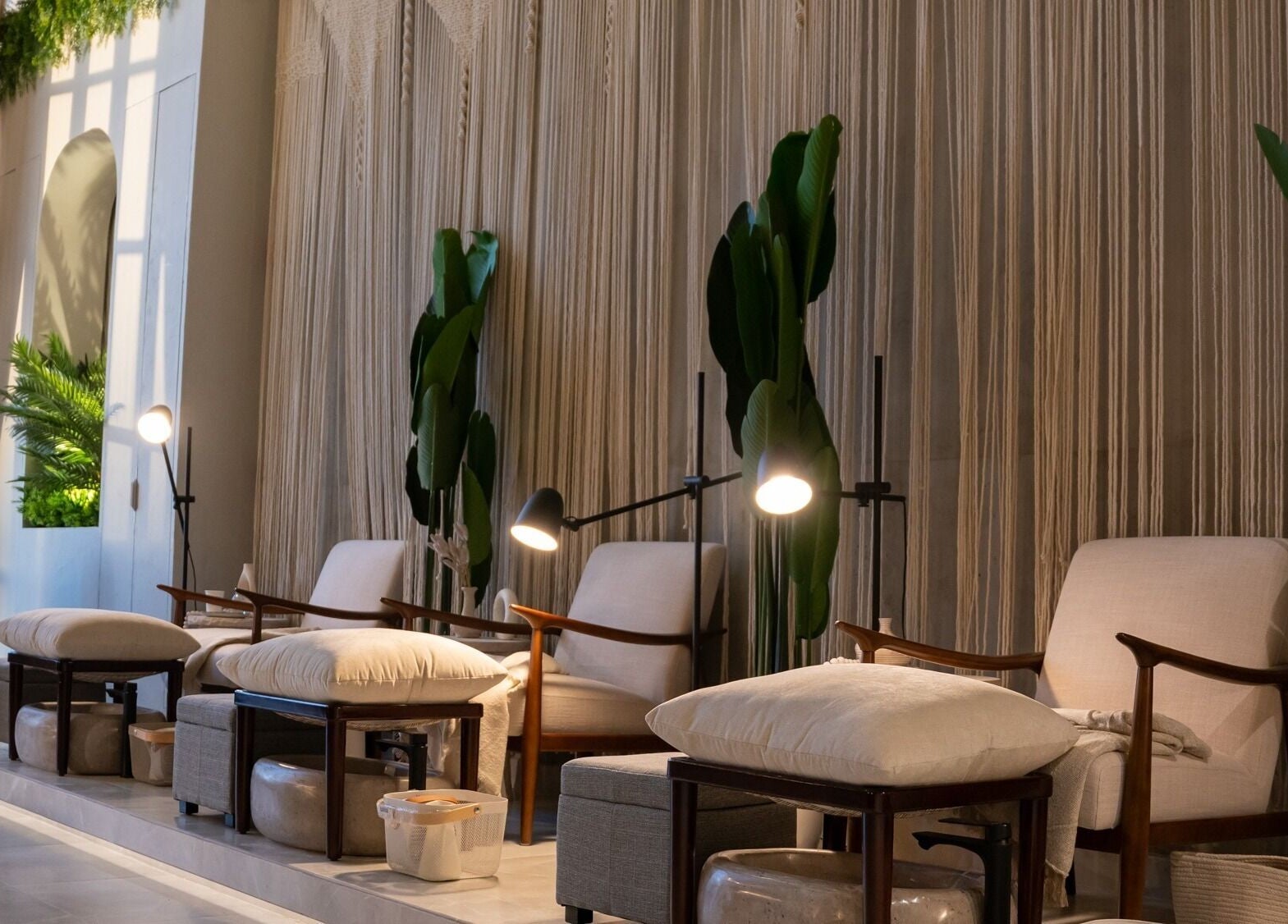 Cozy lounge chairs at Joyous Hands Spa, Riyadh, Riyadh Province, SA for ultimate relaxation.