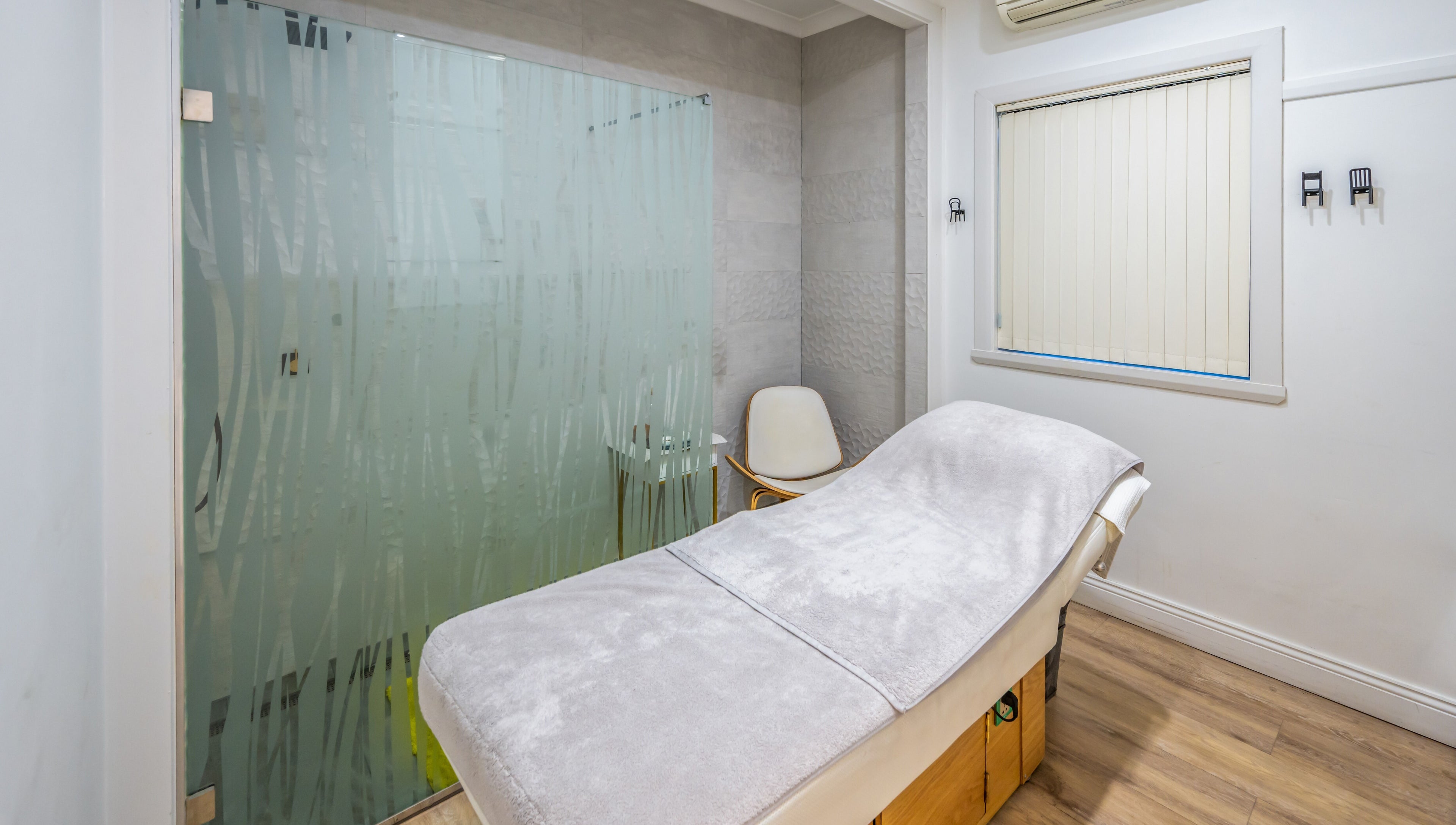 Peaceful treatment room at My Skinic, Melbourne, Victoria, AU, designed for ultimate relaxation.