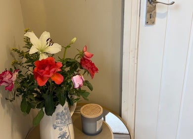 Elegant floral arrangement at Charlotte Marie Nails And Beauty in Heysham, England, GB, enhancing the calming ambiance.
