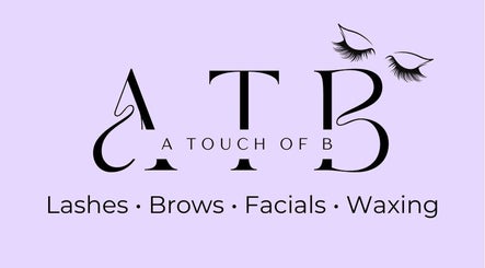 A Touch Of B logo in Cape Town, Western Cape, ZA featuring lashes, brows, facials, and waxing services.