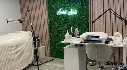 Modern beauty station at Lavish Looks By Chloe, Bourne, England, GB with elegant decor and salon equipment.