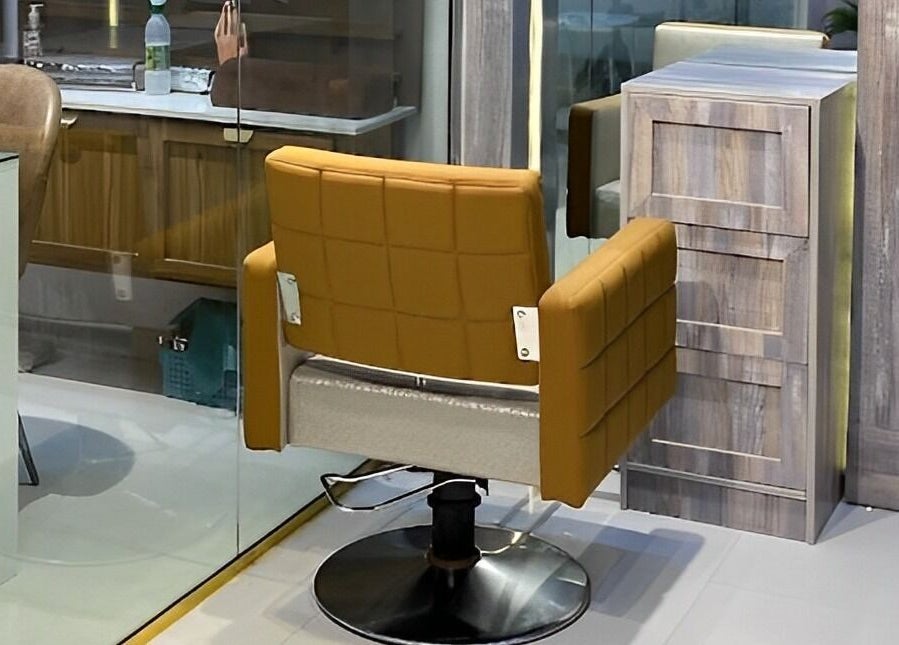 Modern salon chair at LIOCA ESTHETICS, SPA & SALON, Lagos, Lagos, NG. Perfect for beauty treatments.