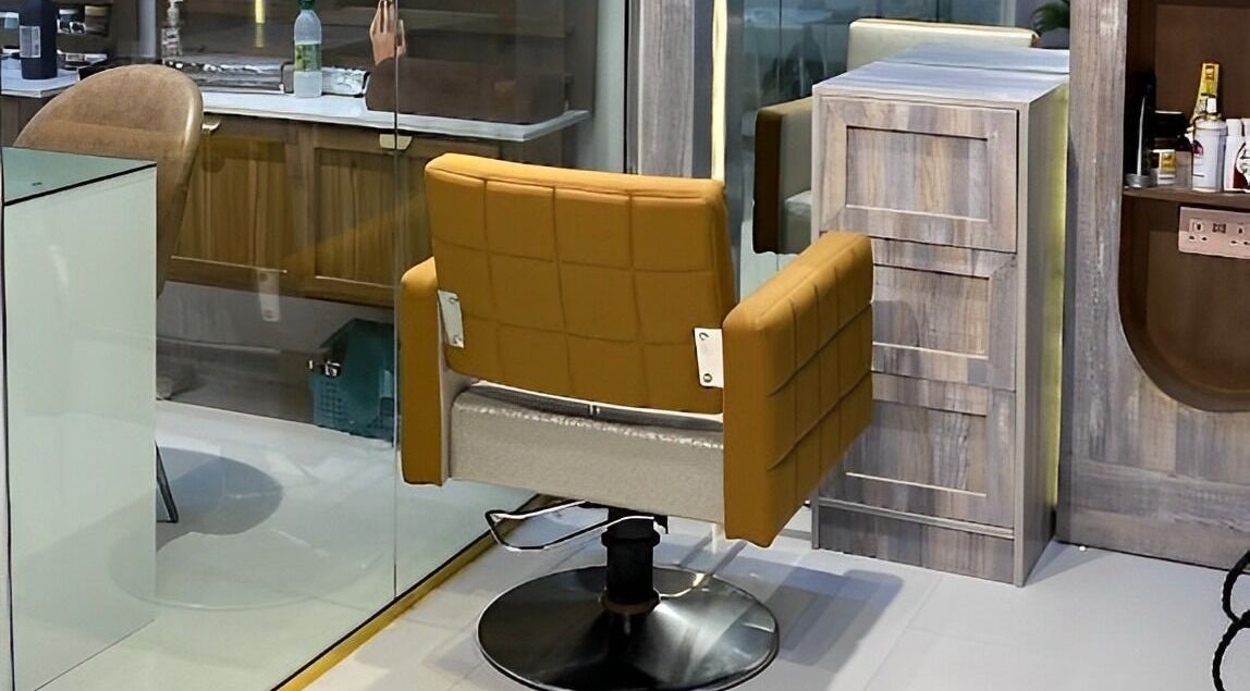 Modern salon chair at LIOCA ESTHETICS, SPA & SALON, Lagos, Lagos, NG. Perfect for beauty treatments.