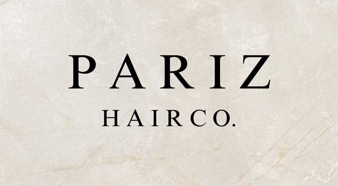 PARIZ Hair Co. logo with elegant font, located in Ballarat Central, Victoria, AU.