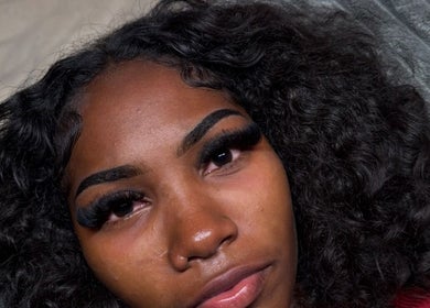 Close-up of eyelash extensions at Beexclusiveminks, Bush road, Sxm, US. Enhance your beauty today.