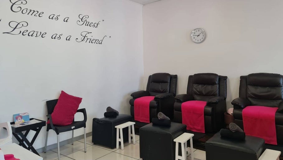 Inviting relaxation chairs at Posh Pamper Specialists, Cape Town, Western Cape, ZA, offering soothing ambiance.