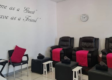 Inviting relaxation chairs at Posh Pamper Specialists, Cape Town, Western Cape, ZA, offering soothing ambiance.