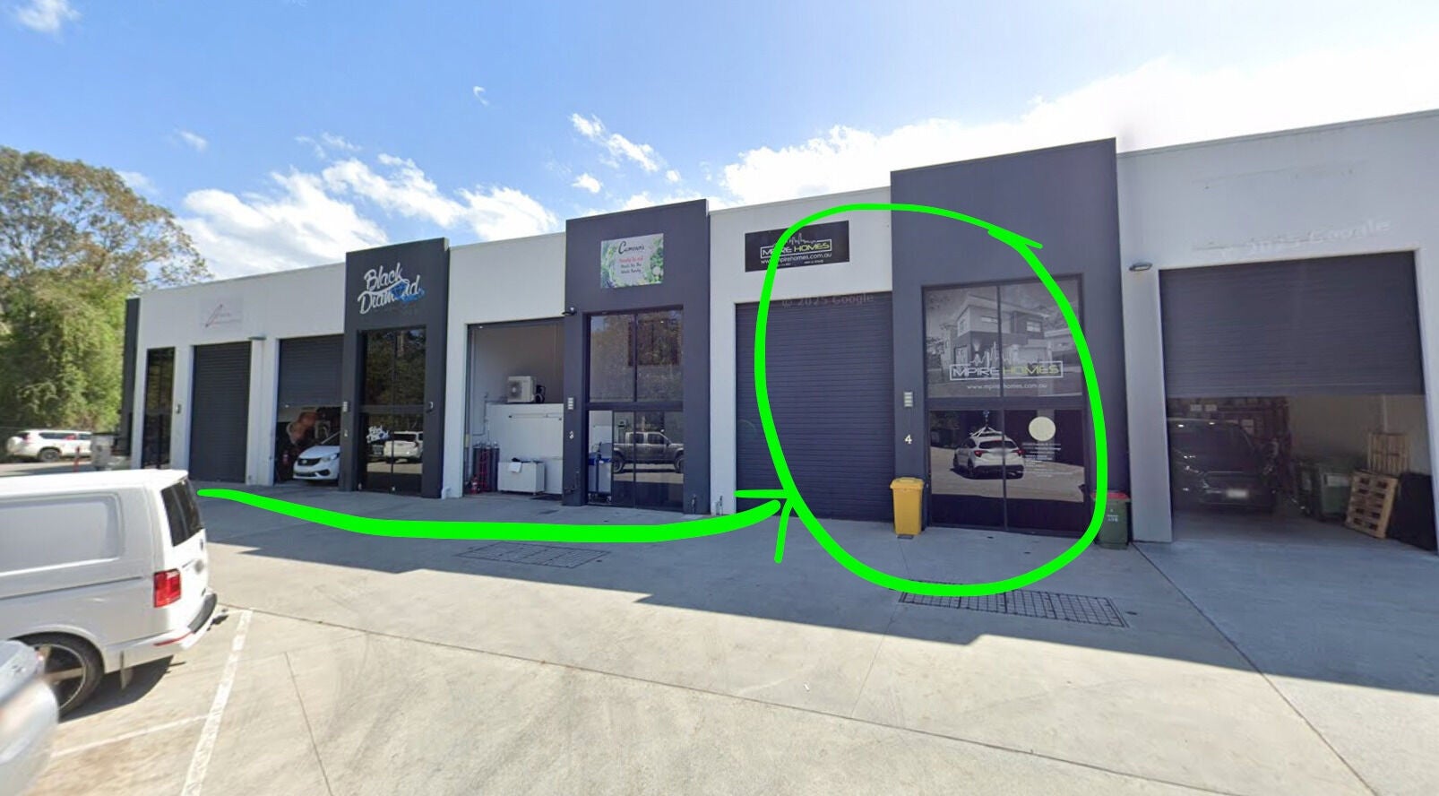 OBsessed Lashes | Tia Wright exterior at Varsity Lakes, Queensland, AU. Modern storefront with large glass windows.