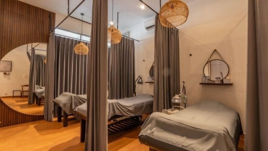 Tranquil treatment room at Acupuncture Bali, Nusa Dua, offering a peaceful retreat in Bali, Bali, ID.