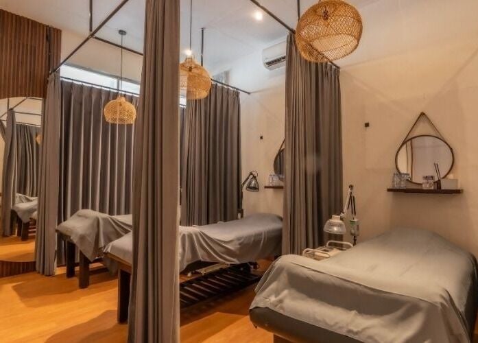 Tranquil treatment room at Acupuncture Bali, Nusa Dua, offering a peaceful retreat in Bali, Bali, ID.