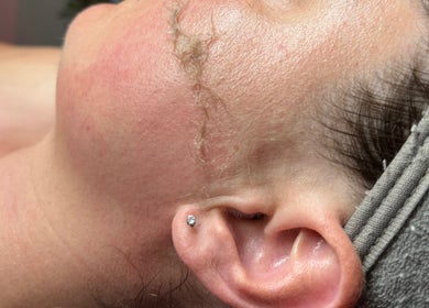 Facial treatment close-up at The Inspired Beauty, Christchurch, Canterbury Region, NZ.