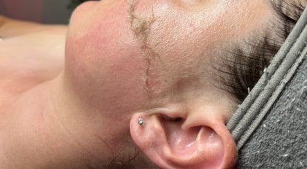 Facial treatment close-up at The Inspired Beauty, Christchurch, Canterbury Region, NZ.