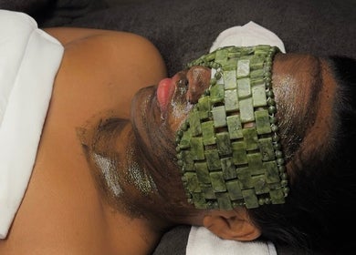 Relaxing jade stone facial at The Inspired Beauty in Christchurch, Canterbury Region, NZ enhances rejuvenation.