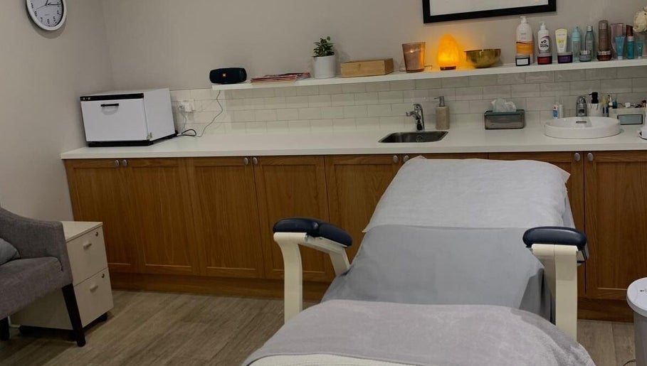 Treatment room at The Inspired Beauty at Summerset Avonhead, Christchurch, Canterbury, NZ with cozy decor.