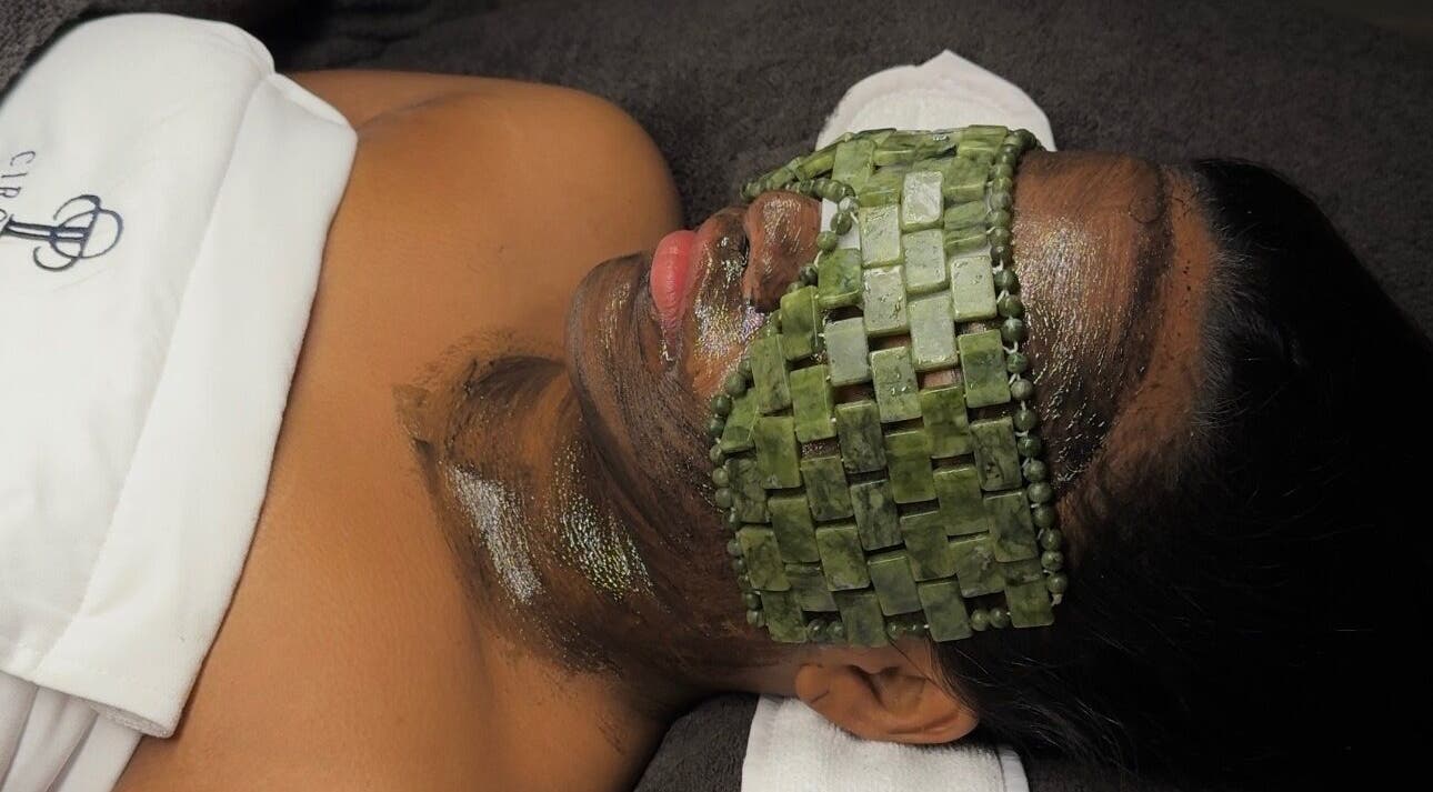 Relaxing jade facial treatment at The Inspired Beauty, Christchurch, Canterbury Region, NZ.