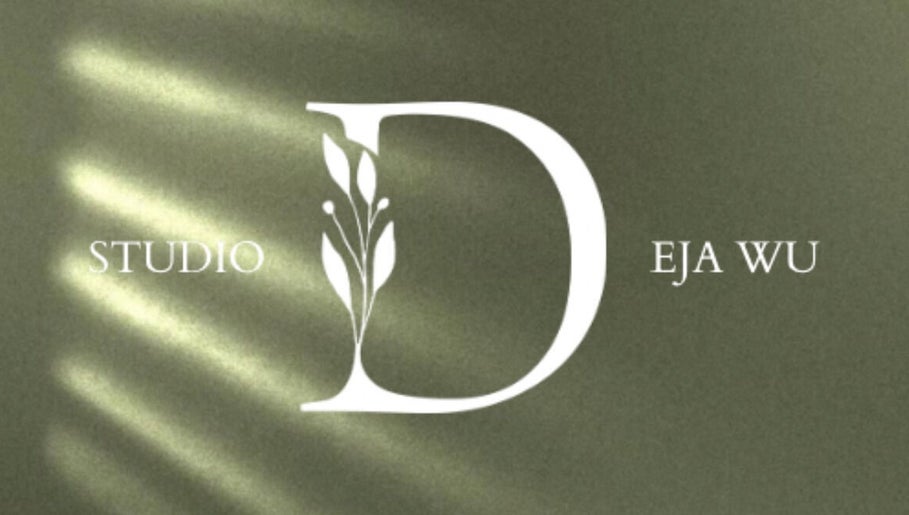 Studio Deja Wu logo in Melbourne, Victoria, AU with botanical D design.