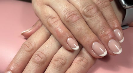 Elegant French manicure at Fabeauty, Maroochydore, Queensland, AU.