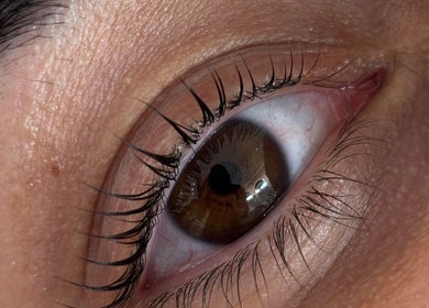Close-up of a beautifully detailed eye, showcasing artistry at Fabeauty - Private home-based beauty studio, Maroochydore, Queensland, AU.
