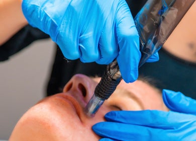 Professional facial treatment at Lada Beauty Studio in Cape Town, Western Cape, ZA.