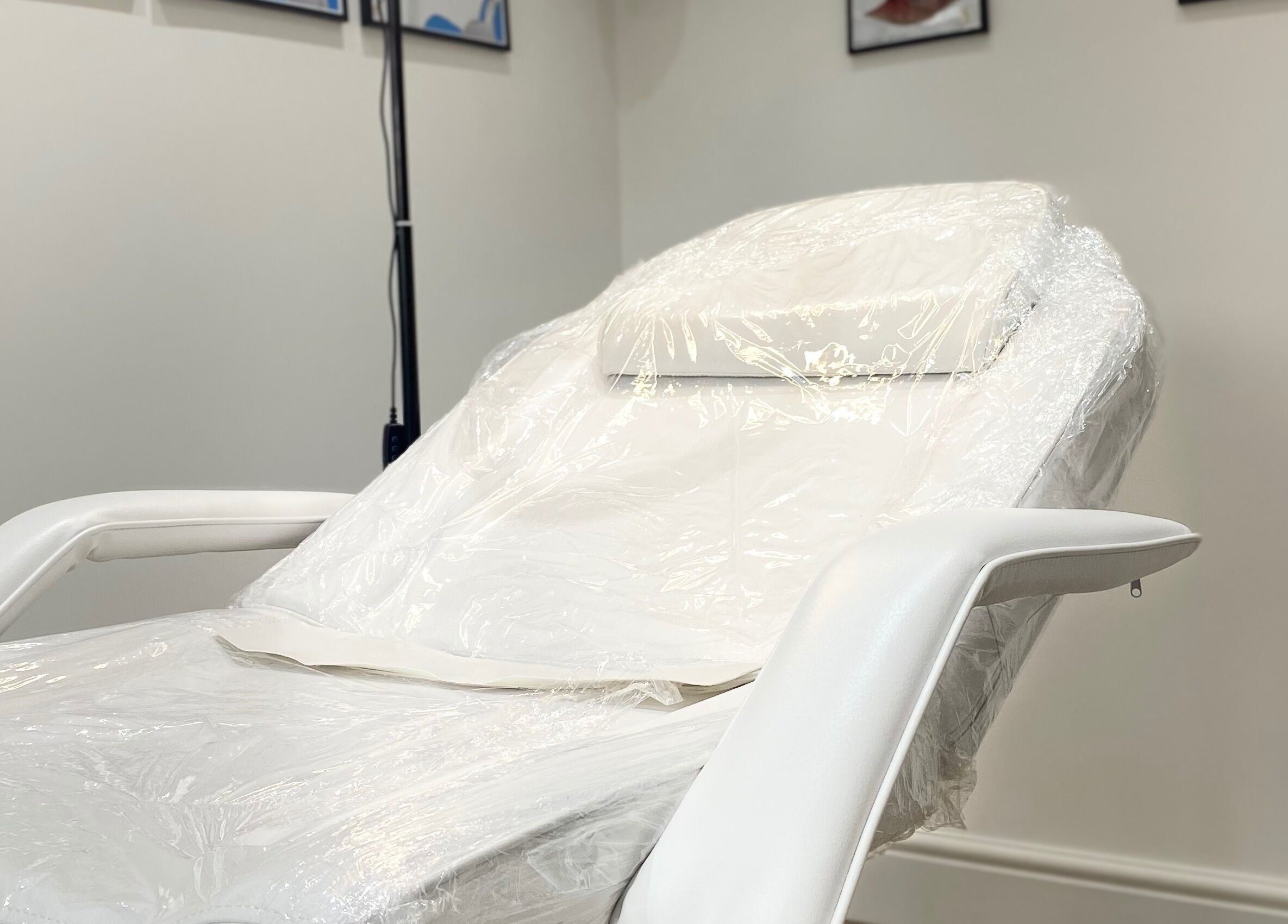 Comfortable treatment chair at hd aesthetics Bearsted, Bearsted, England, GB, ready for wellness services.