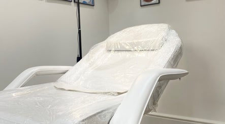 Comfortable treatment chair at hd aesthetics Bearsted, Bearsted, England, GB, ready for wellness services.