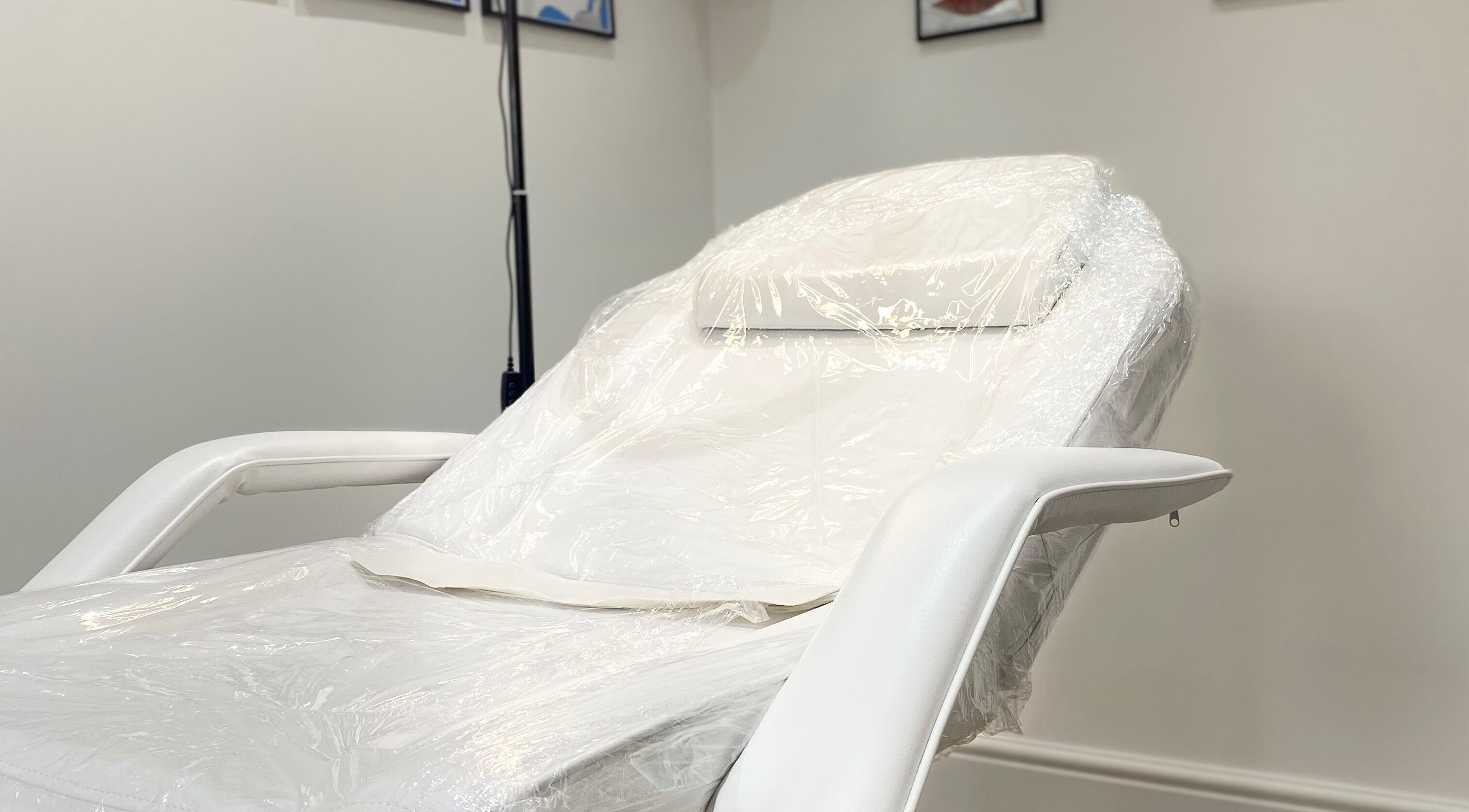 Comfortable treatment chair at hd aesthetics Bearsted, Bearsted, England, GB, ready for wellness services.