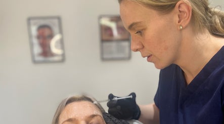 Professional administering treatment at hd aesthetics Bearsted in Bearsted, England, GB.