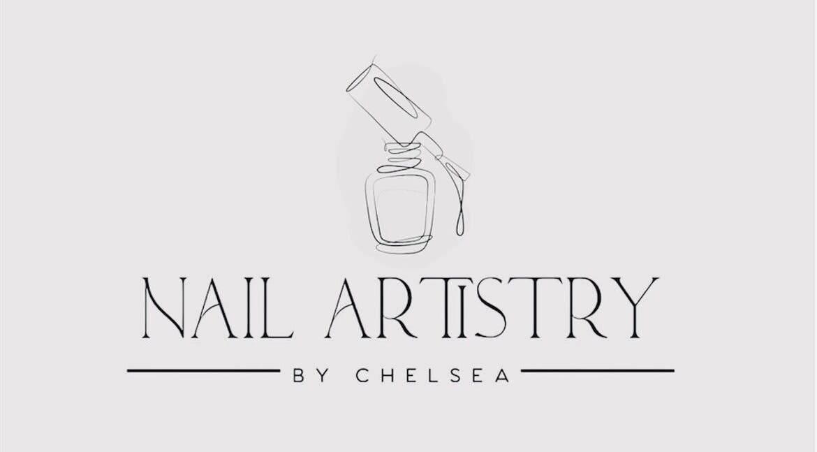 Elegant logo sketch for Nail Artistry by Chelsea Lee in Gqeberha, Eastern Cape, ZA.