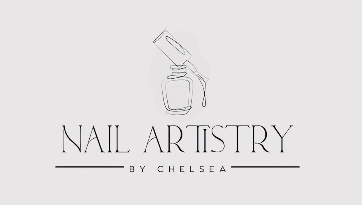 Logo for Nail Artistry by Chelsea located in Gqeberha, Eastern Cape, ZA with nail polish bottle design.