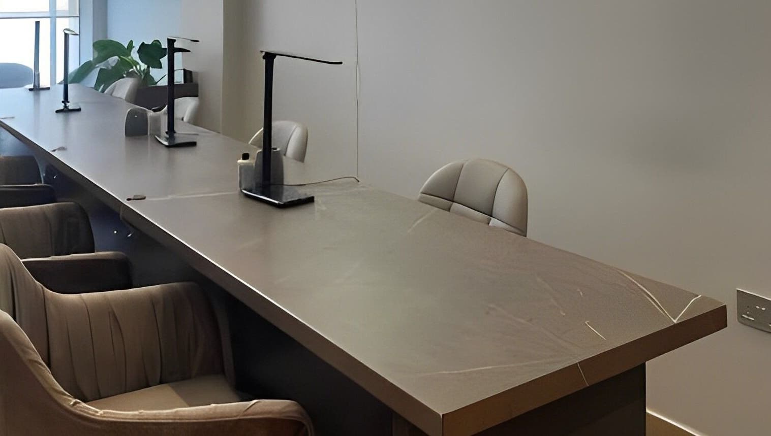 Modern manicure station at Nami Beauty, Labone, Accra, Greater Accra Region, GH.