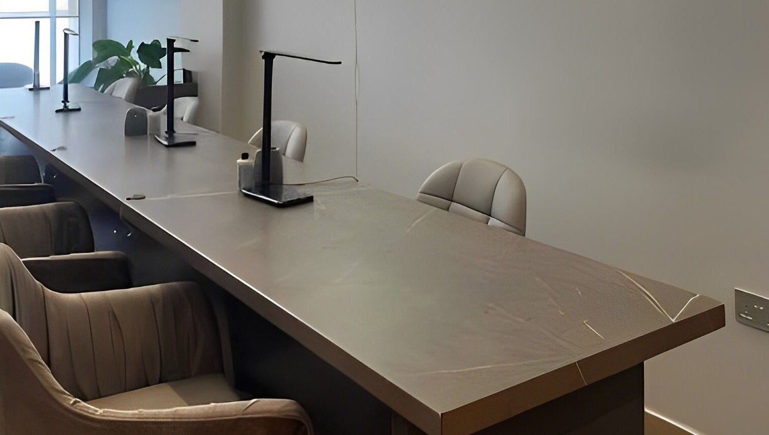 Modern manicure station at Nami Beauty, Labone, Accra, Greater Accra Region, GH.