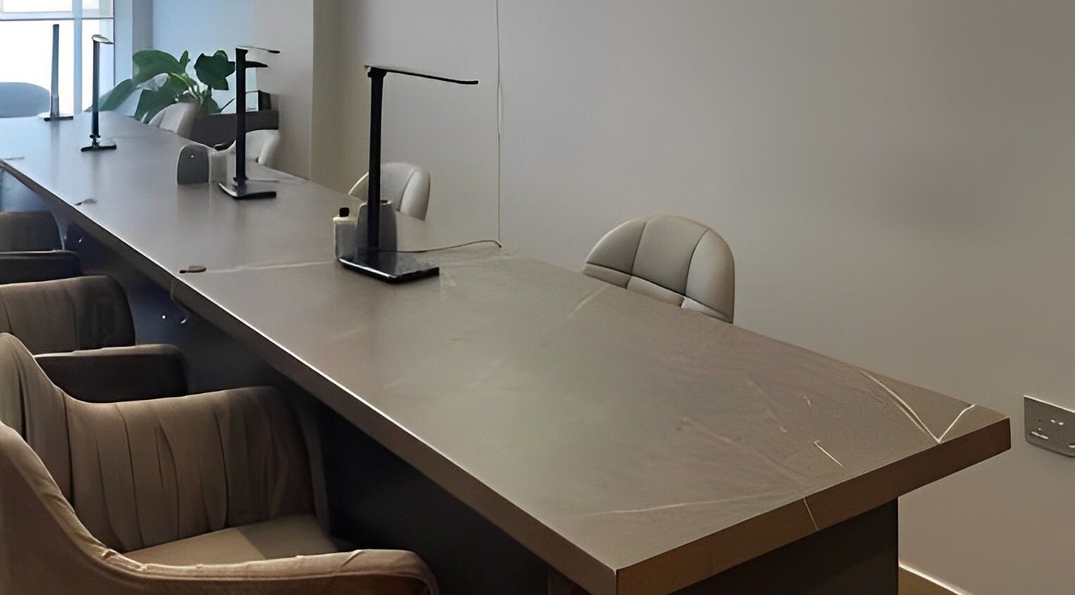 Modern manicure station at Nami Beauty, Labone, Accra, Greater Accra Region, GH.